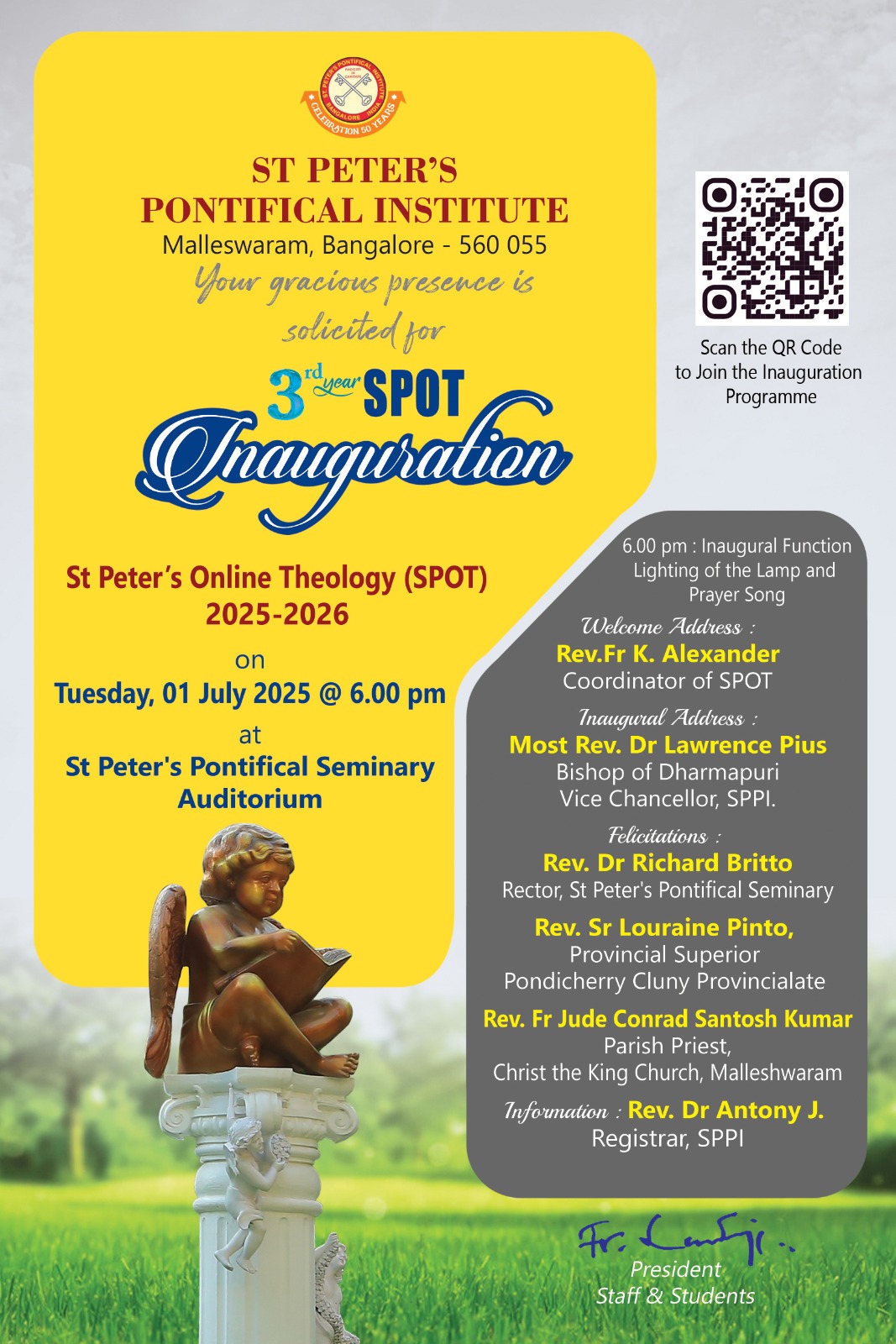 3rd Year SPOT Inaguration